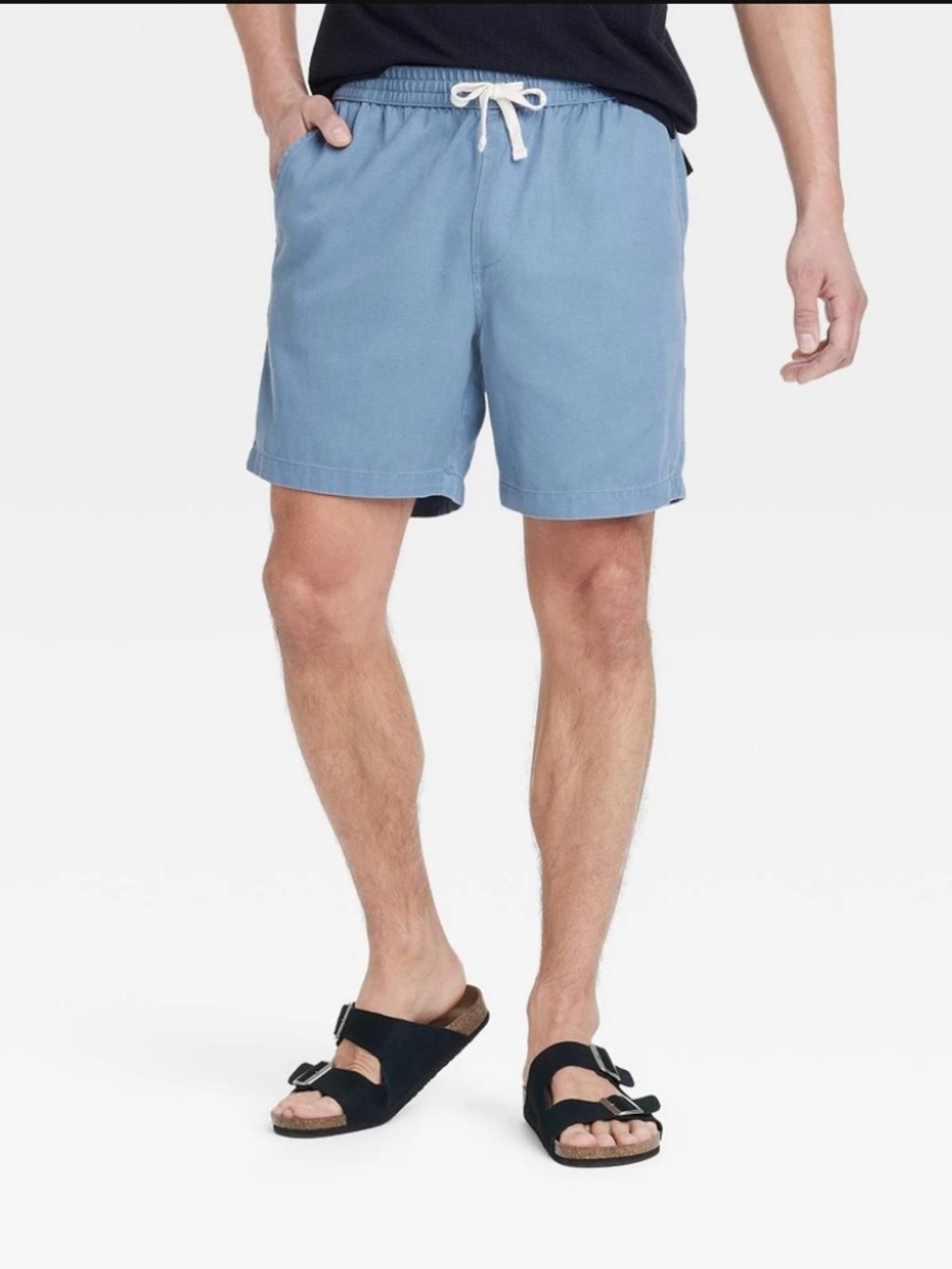 Men's Vintage 7" Elevated Pull-on Shorts - Goodfellow & Co™ Blue